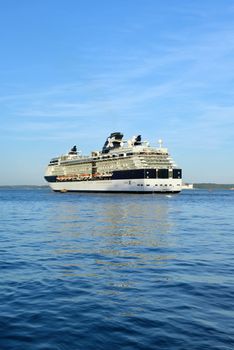 celebrity infinity cruise ship leaving cobh in ireland