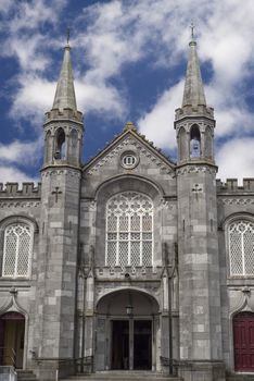 front of a church in kilkenny city ireland