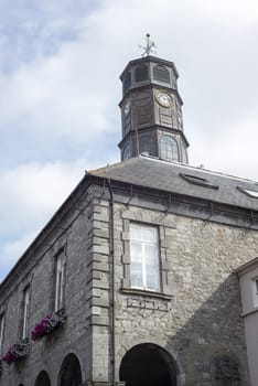 clock tower in kilkenny city street