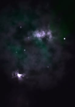 Star field in space a nebulae and a gas congestion. "Elements of this image furnished by NASA".