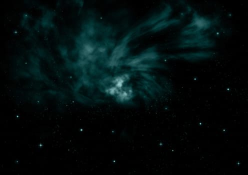 Star field in space a nebulae and a gas congestion. "Elements of this image furnished by NASA".