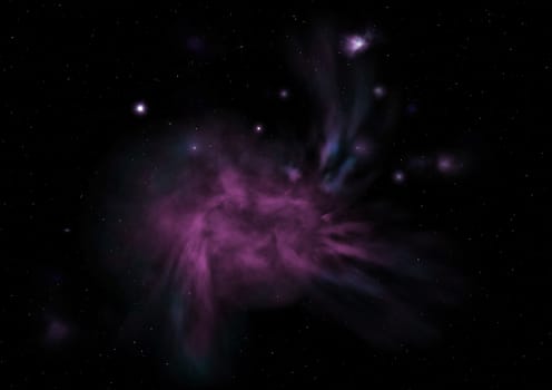 Small part of an infinite star field of space in the Universe. "Elements of this image furnished by NASA".