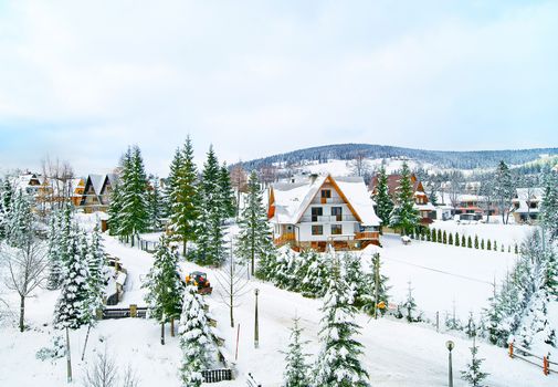 Ski Resort Zakopane in Tatra Mountains, Poland