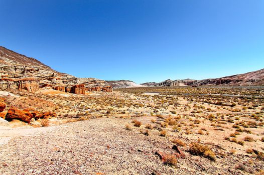 landscape at Red Rock Canyon, USA in summer