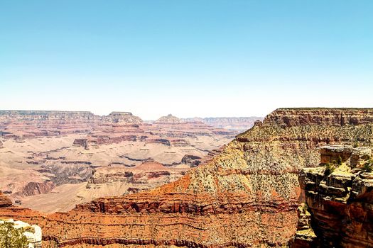 summer at Grand Canyon national park, USA with blue sky