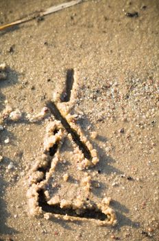 alphabet on natural background, more in this number series