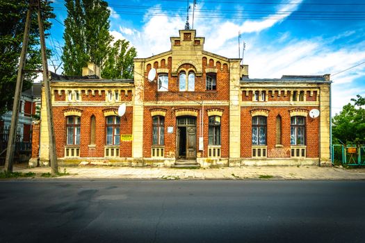 historic architecture of the building on a bright sunny day