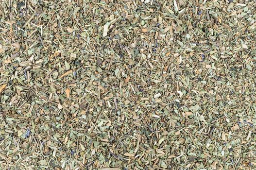 Dried basil spice for background or texture use