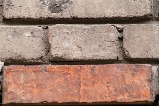 A piece of masonry brick wall texture