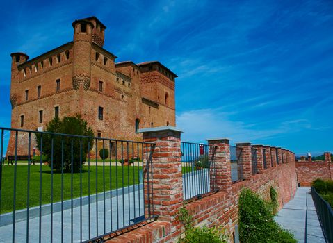 Old castle of Grinzane Cavour in Piedmont, northern Italy.