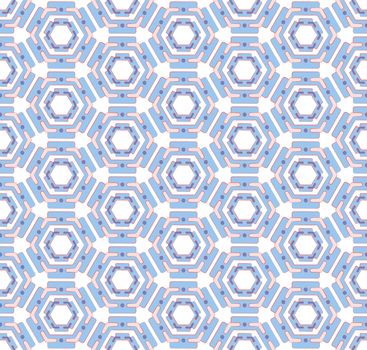 Abstract hexagonal background or pattern Blue Button