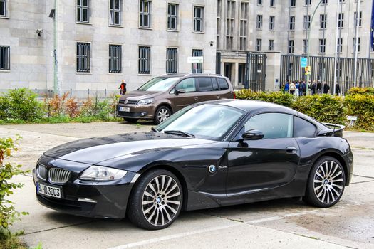 BERLIN, GERMANY - SEPTEMBER 12, 2013: Motor car BMW E86 Z4 at the city street.