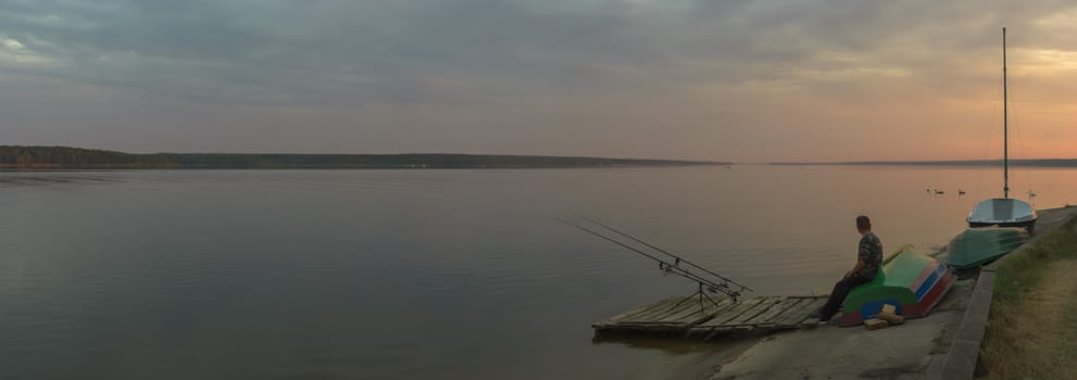 fishing, fishing in a lake, nature series