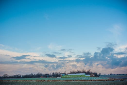 blue sky, natural clouds, nature series