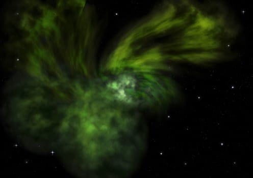 Star field in space a nebulae and a gas congestion. "Elements of this image furnished by NASA".