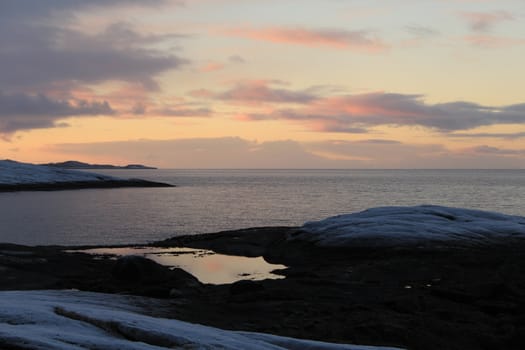 views Arctic landscape