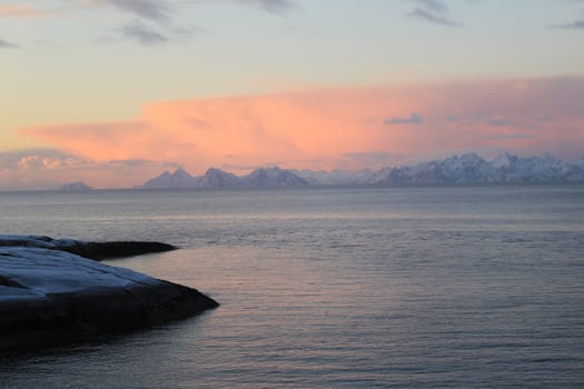 views Arctic landscape