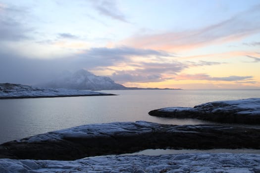 views Arctic landscape