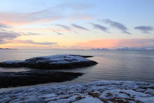 views Arctic landscape