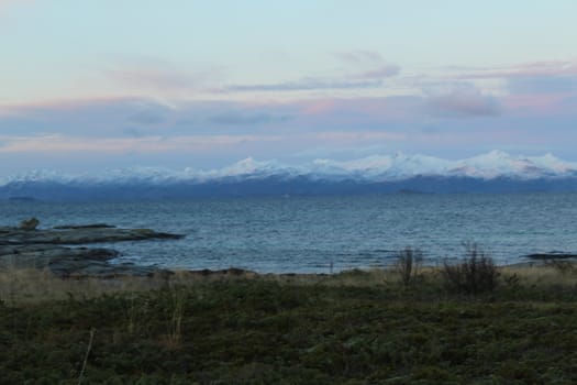 views Arctic landscape