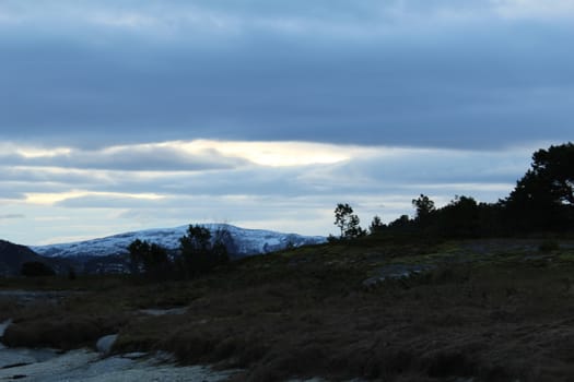 views Arctic landscape
