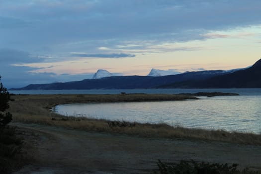 views Arctic landscape