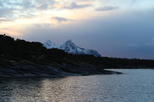views Arctic landscape
