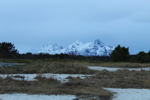 views Arctic landscape