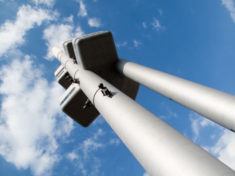 Zizkov Television Tower in Prague, Czech Republic