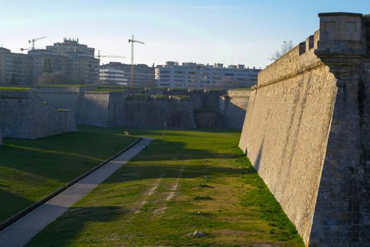 Citadel of Pamplona constructed between XV and XVI centuries  as a defensive structure