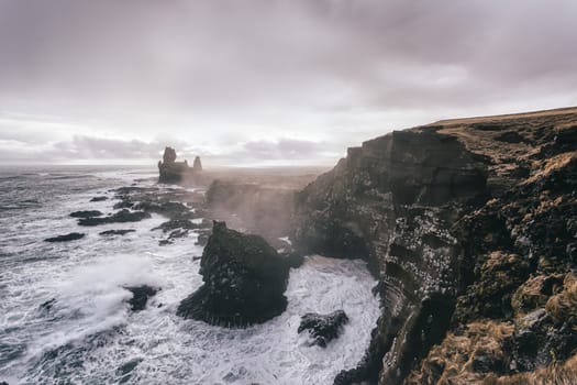 Photograph of a seascape in Iceland