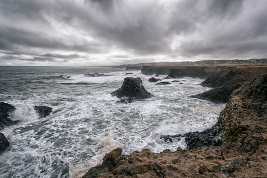 Photograph of a seascape in Iceland