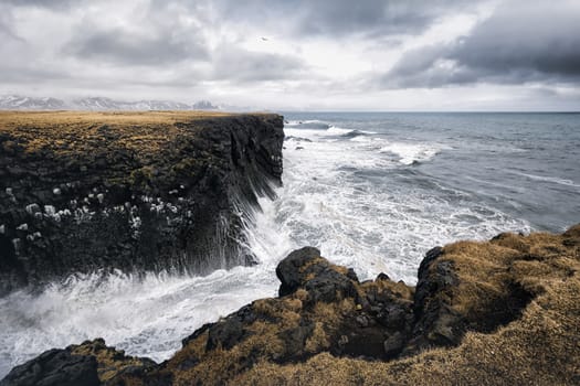 Photograph of a seascape in Iceland