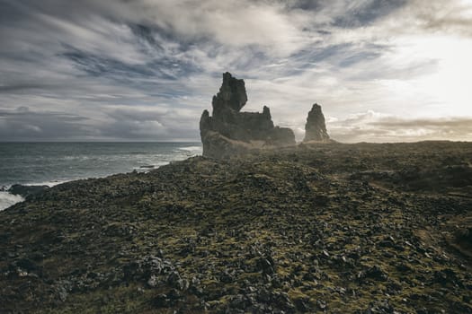 Photograph of a seascape in Iceland