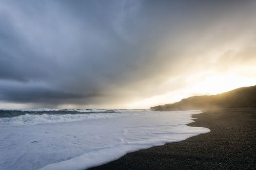 Photograph of a seascape in Iceland