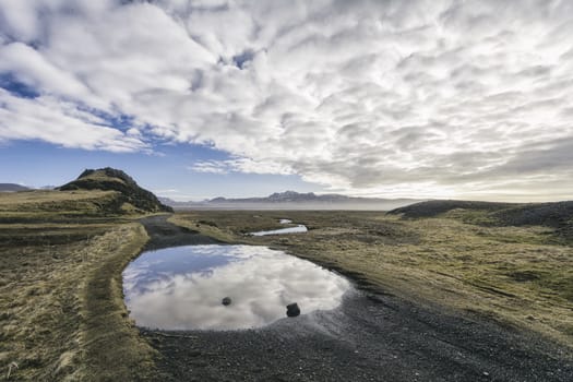 Photograph of a seascape in Iceland