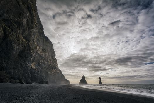 Photograph of a seascape in Iceland