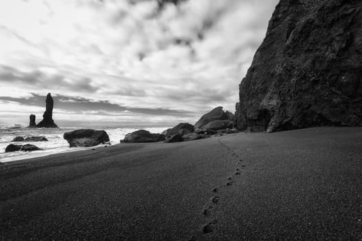 Photograph of a seascape in Iceland