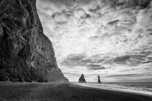 Photograph of a seascape in Iceland