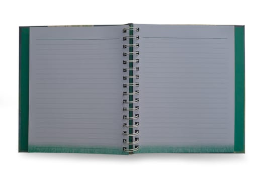 isolated Notebook with White Background