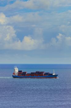 Container Ship in the Black Sea