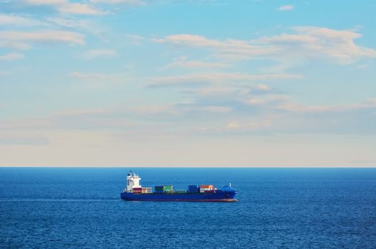 Container Ship in the Black Sea
