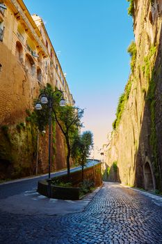 The road to the sea. Sorrento, Itally