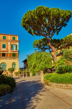 Sorrento, Italy - November 7, 2013: Sorrento is one of the towns of the Amalfi Coast,expensive and most beautiful European resort.