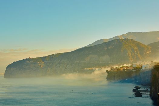 Sorrento, Italy - November 8, 2013: Sorrento is one of the towns of the Amalfi Coast,expensive and most beautiful European resort.