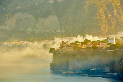 Sorrento, Italy - November 8, 2013: Sorrento is one of the towns of the Amalfi Coast,expensive and most beautiful European resort.