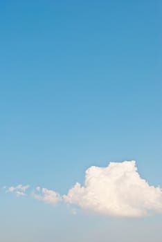 blue sky and white clouds