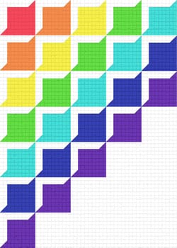 abstract retro rainbow graphic pattern for background