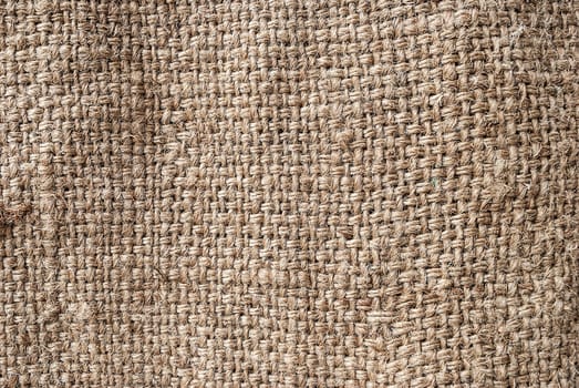 Natural sackcloth, Fabric Jute Texture Pattern Closeup, textured for background.

