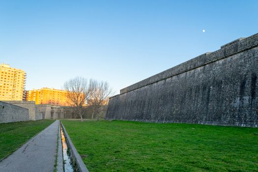 Citadel of Pamplona constructed between XV and XVI centuries  as a defensive structure